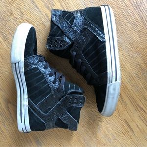 Supras (women’s 7.5) Muska 001. Suede/leather.